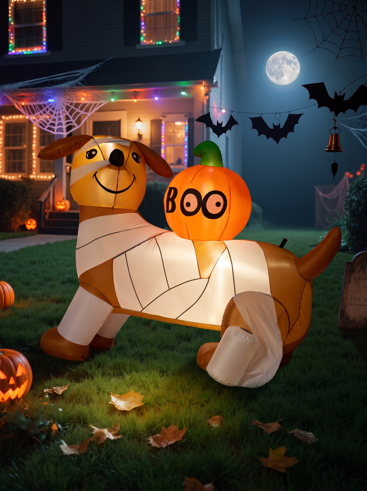 Mummy Dachshund Inflatable, A Mummy Wiener Dog