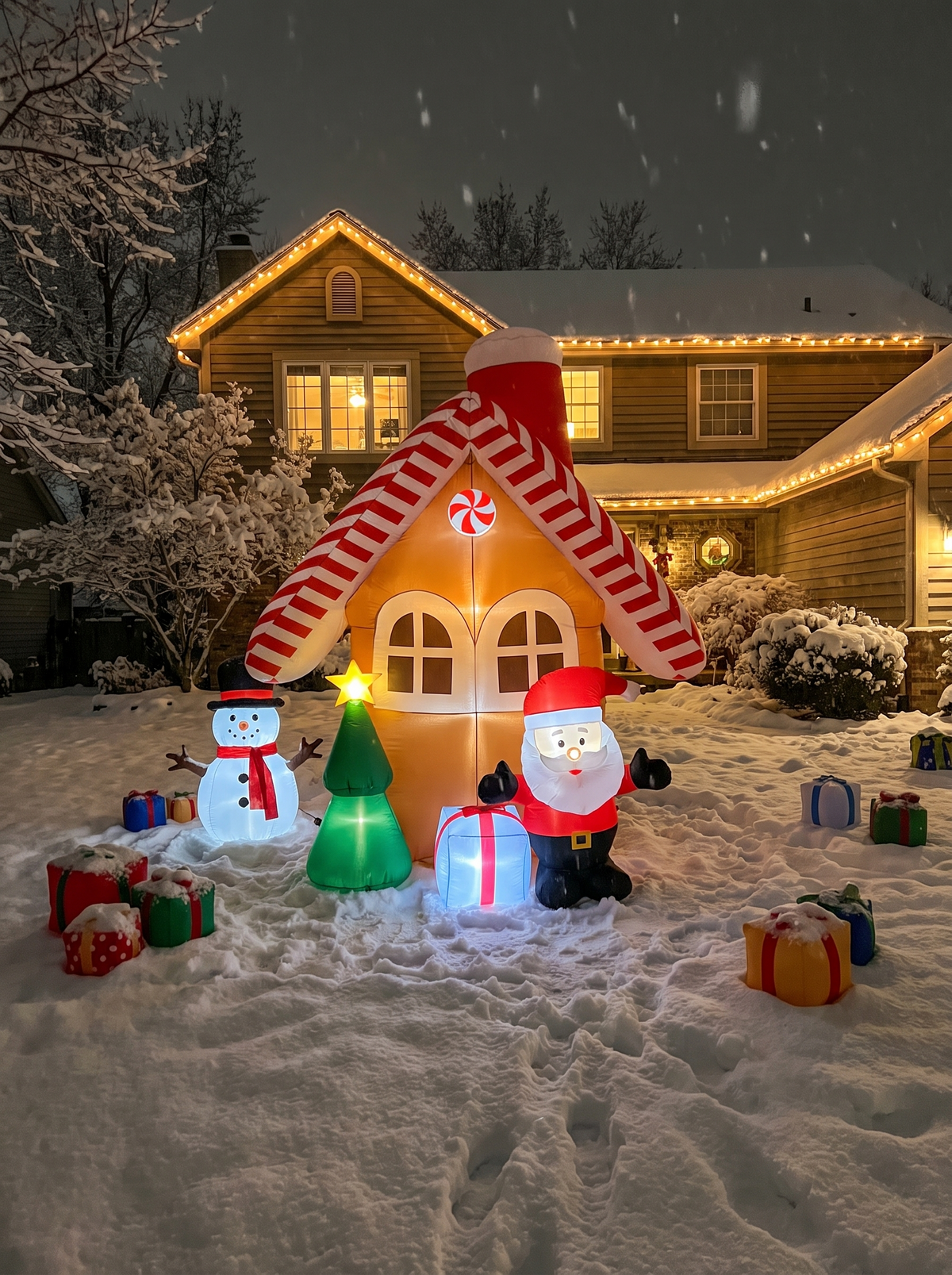 Christmas Candy House Inflatable, A Storybook Come to Life