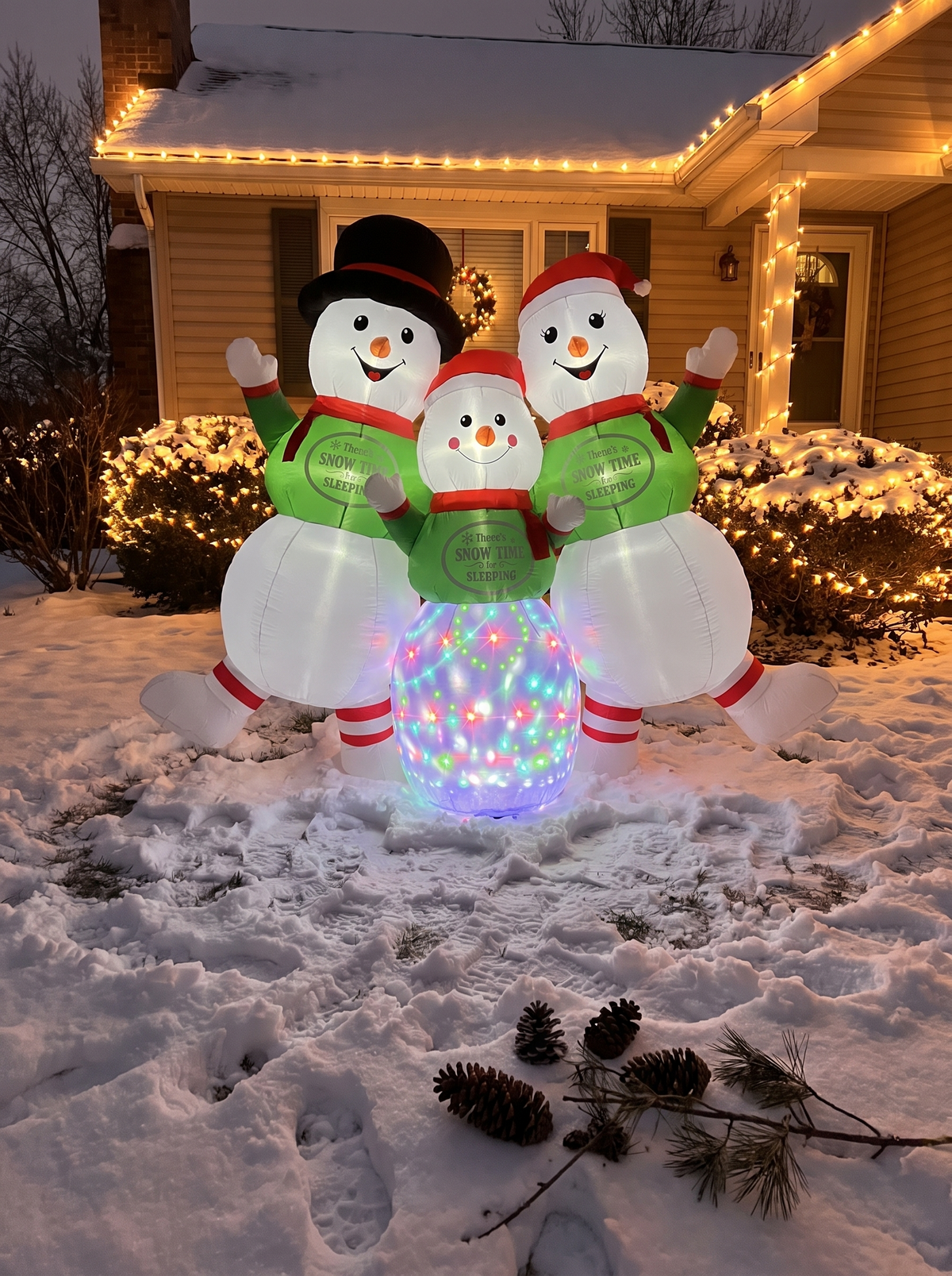 Snowman Family Inflatable, The One Big Thing