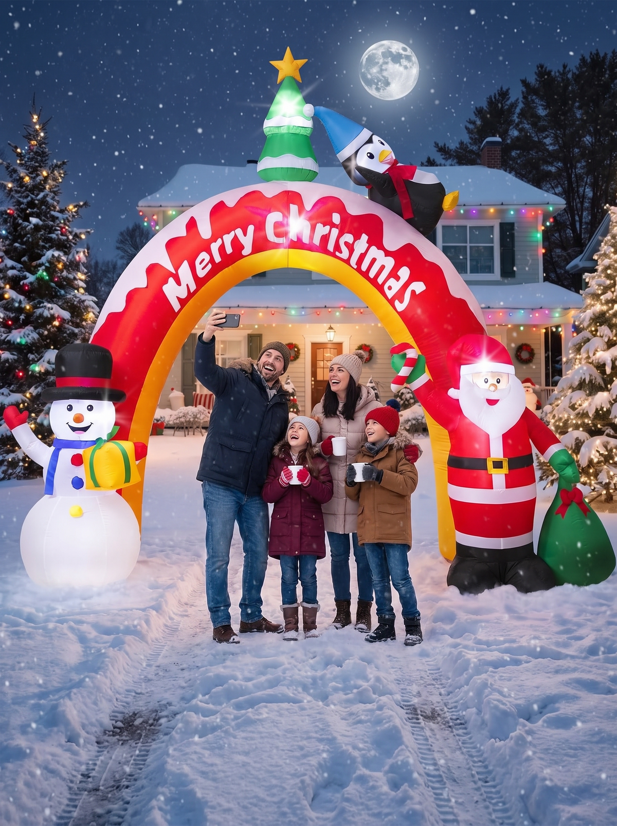 Christmas Archway Inflatable, The Photo Spot